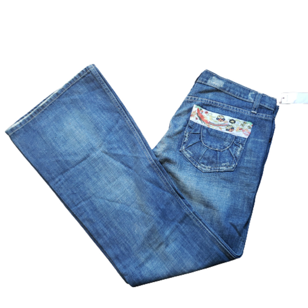 Joes Jeans Floyd Vintage Line 1971 cute pockets flare mid rise womans size 30